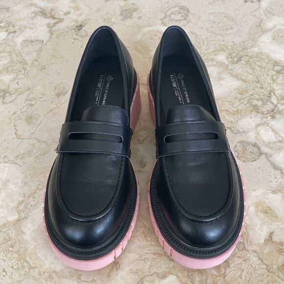 Call It Spring PARISS Platform Heel Loafers Vegan - Picture 4 of 16